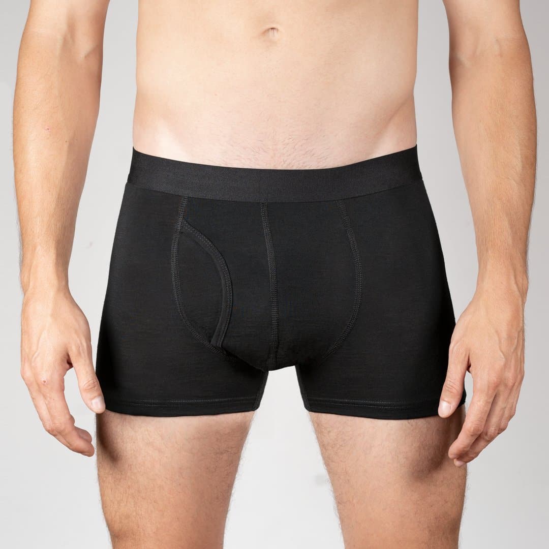 Nexural Pure Merino Boxershorts Schwarz