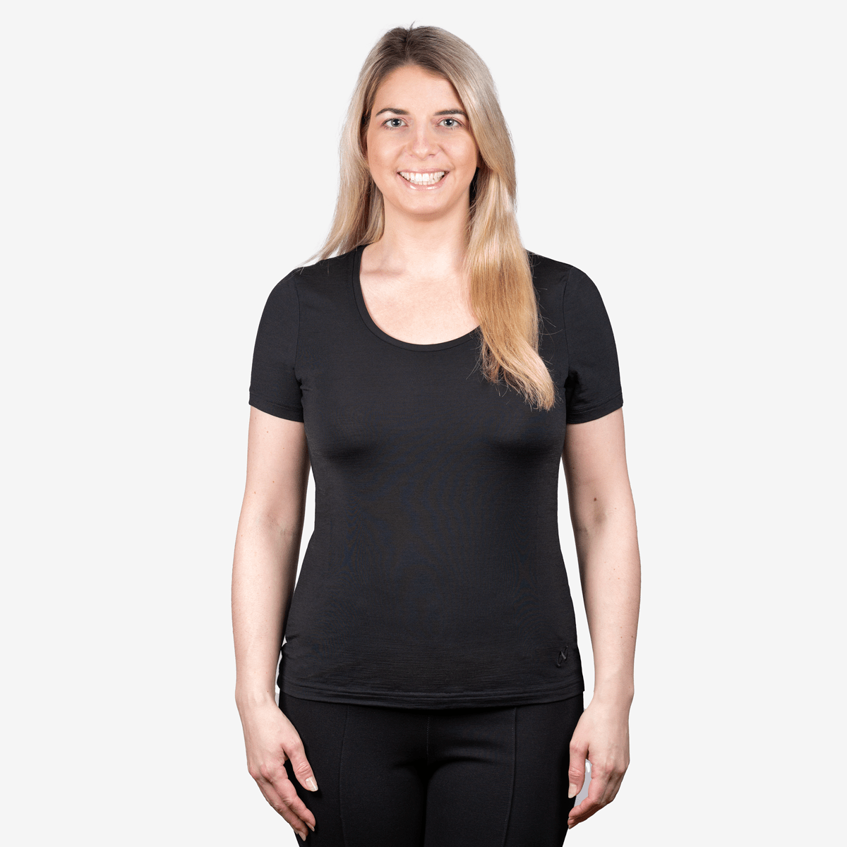 Cloudskin Merino T-Shirt Damen - Nexural
#color_schwarz