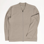 Nexural Premium Merino Zip Jacke Beige flach liegend